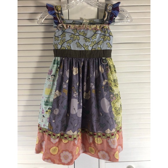 Matilda Jane Size 8 Character Counts Broadway Knot Dress - Picture 1 of 8